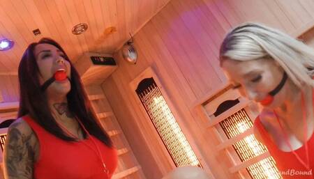 Rachel & Emma in: Turning Up the HEAT: Busty Knotted Up LifeGuard TakeOver Follows Fiendish Bandit Confrontation! (HD)