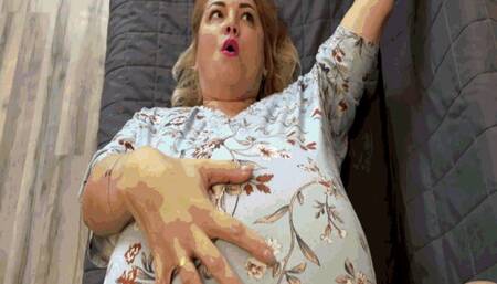 The Growing Belly of the Giantess: The Secret of the Tiny Lover! WMV