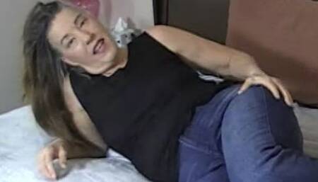 Afton's Shiny Panty ass play