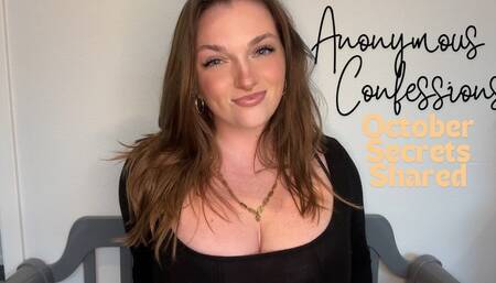 Anonymous Confessions October Secrets Shared - Public Exposure Homewrecker Blackmail Humiliation Game