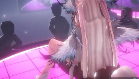 mmd r18 EVEChan MONSTER Sex Dance fuck hard anal sex dildo sex fuck hard want to cum public 3d hentai