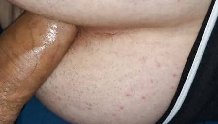 A Huge Precum and a Powerful Cumshot with Huge Fountains From Daddy's Fucking Cock in My Ass!