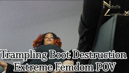 Trampling Boot Destruction Extreme Femdom POV 4k