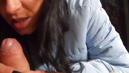 Milfycalla- a Lot of Cum on My New Sky Blue Down Jacket and White Pantyhose 179 Prev