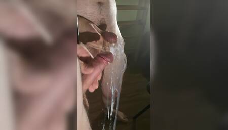 Cum in Front of the Mirror.