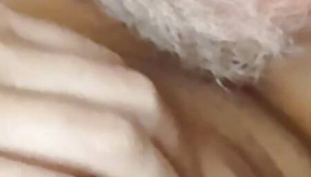 Licking juicy cocha and ends up in her tail