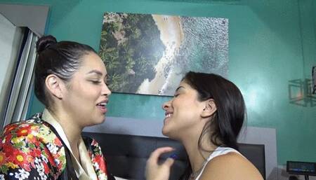 ASIAN GODDESS KISSING ASIAN PRINCESS part 1 By KIARA AND YUMME CAM BY DANI FUL HD