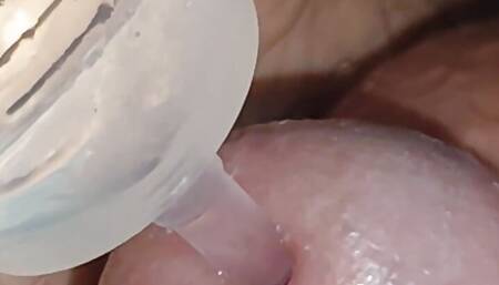 Homemade Application of the Stimulating Serum on Daddy's Dick.