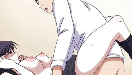 The Gyaru I Hang Out With Let's Me Use Her Pussy 2 - Nerd instantly busts load in hentai schoolgirl