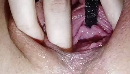 SklavinS plays with her hole for her master! The hole must become!