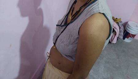 Bhabhi was sweeping when brother-in-law made her lie down on the ground and fucked her hard