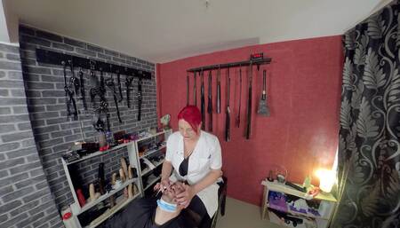 Goddess Andreea's Smoking Fetish: Human Ashtray Slave Submission