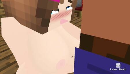 Minecraft The Jenny Mod Fucking Jenny in the pussy and getting a blowjob