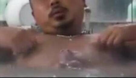 Japanese Sauna Bears Cum Together