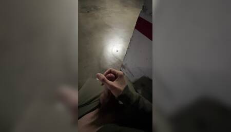 almost caught cumming on parking. 3 orgasms