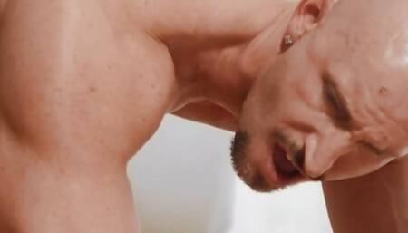 TWINKPOP - Malik Delgaty Pounds Travis Connor In Prone Bone, Then Shoots His Load All Over His Face