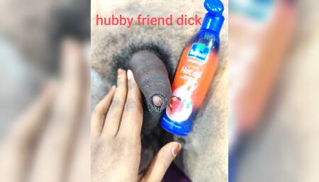 Hot Indian tamil kannada aunty handjob with oil box to husband friend