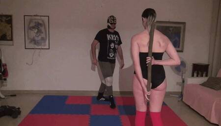 Brad Barron vs Laura Schwartz (2 OUT 3 FALLS)