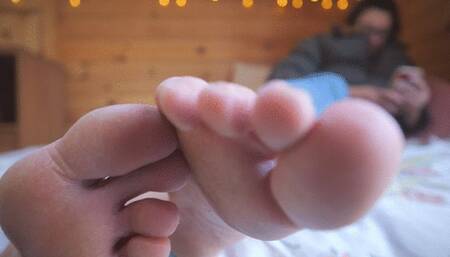 Feet in slo-mo