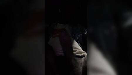 I got bored asf at work Sooo I Decided To Take My Dick Out And Jerk Off Outside In The Dark