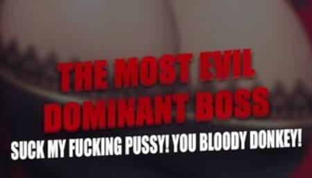 Dominant Boss Humiliates You AND Makes You Suck Her PUSSY [BIG AMOUNT OF SWEARING ASMR]