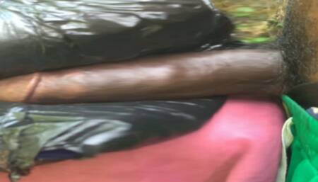 Fatest dick trying to cum in a Chubby clothes but not