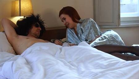 Horny Redhead wife is frustrated by her husband's tiny dick