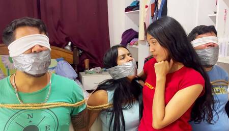 Femdom Teamwork Makes the Best Bondage Dream Work