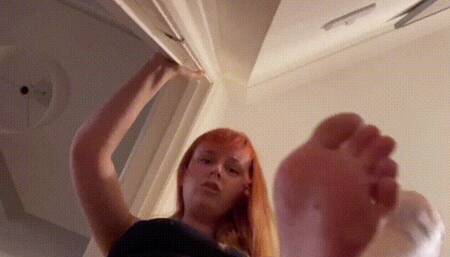 Princess Diss Stomps Sits On and Eats Tiny Man POV