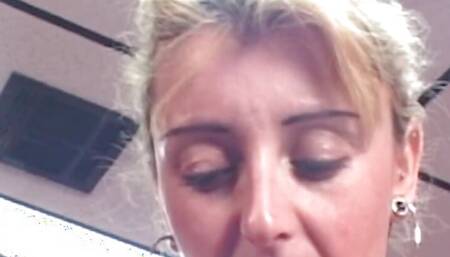 A Blonde MILF with Small Tits Wants to Be Fucked by BBC Like a Hoe