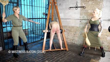 Double Domme! 6 Carpetbeaters! 2 Prisoners! HD