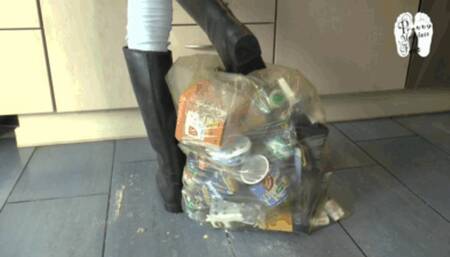 Trash bag crushing 48