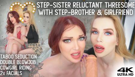 Step-Bro's Threesome with Step-Sis & GF
