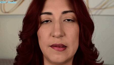 6FT Queen tongue mouth tease POV - MP4