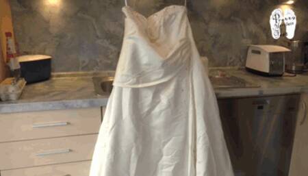 Runinig of a Wedding Dress