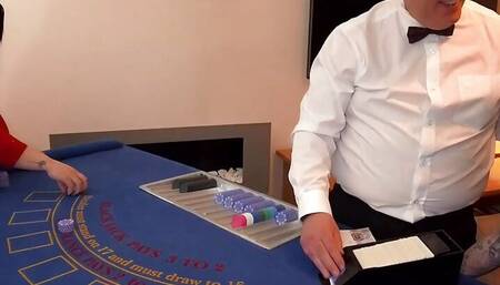 Group fun at the blackjack table