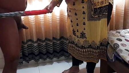 Depali Aunty Fucked by Stepson When She Was cleaning his room!