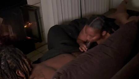 Sucking My Dick Under The Fireplace Is A Whole Different Vibe