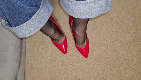 Louise Nylontease Stocking Foot And Jeans