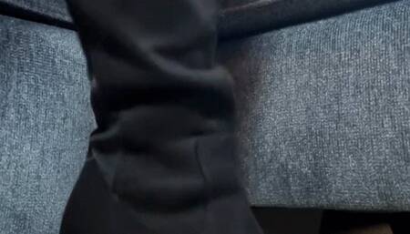 Smelly Feet Got Me Kicked Out Foot Domination - Goddess Alya dominates in this sexy foot slave training clip featuring dirty feet, boots, sock smelling, sole licking, female domination, and more