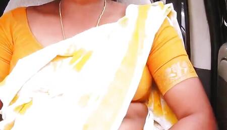 Indian Maid Car Sex with House Owner. Telugu Dirty Talks.