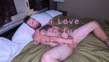 Dair Cyn gets strapon fucked by Jacki