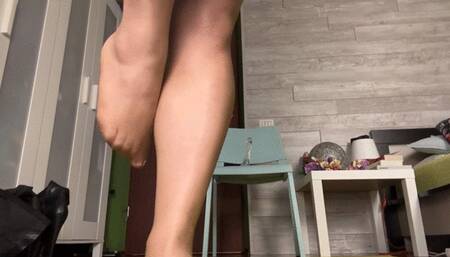 Horny slut in nylons