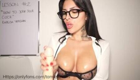 JOI, hot teacher shows you how to jerk off PART 2 ! cum countdown, English version (minoukitty)