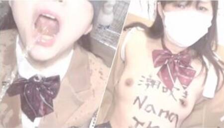 Broken dam collapse Mass female ejaculation Restraint cute woman!