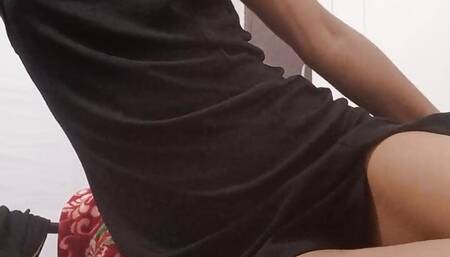 horny indian fucks her tight little milky pussy