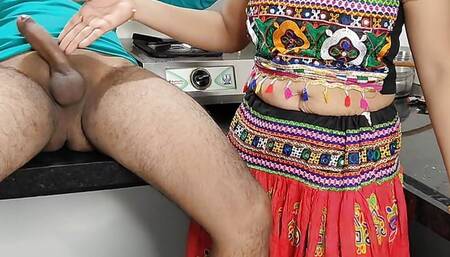 The husband who went to the Komal Garba festival had stomach aches