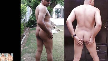 Gaando Pakistani Gay Boy Gets Bald and Showing Sexy Ass
