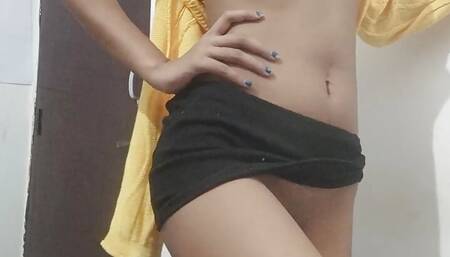 Indian girl tits massage by Herself