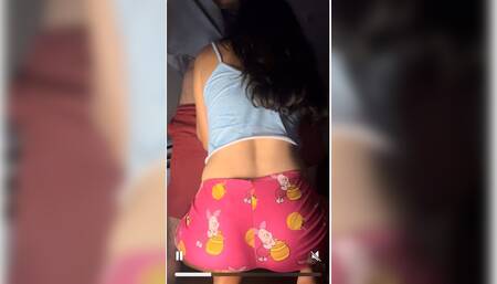 his girlfriend in the garage